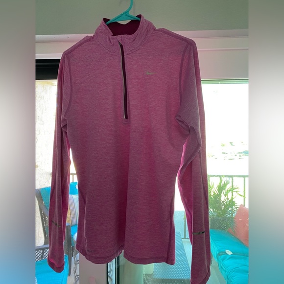 Nike Running 1/4 zip. Women’s Size L - Picture 1 of 3